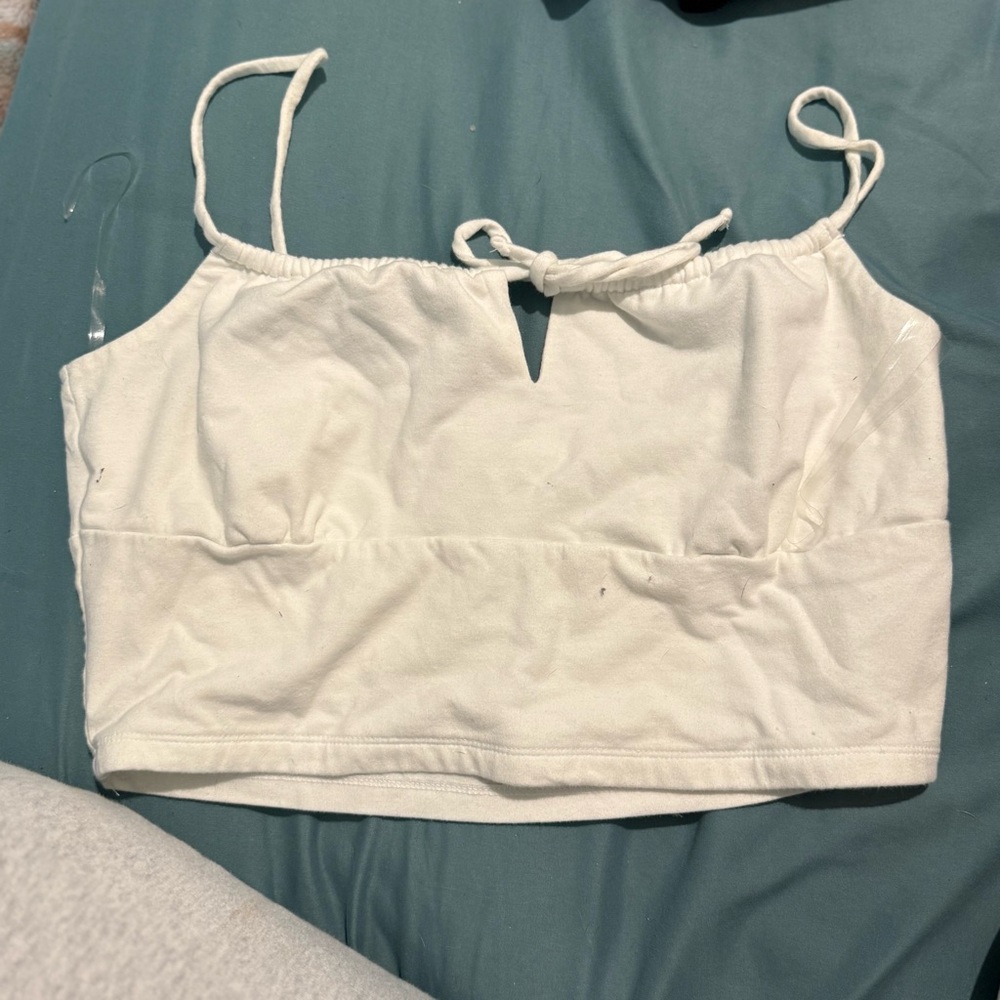 White Aeropostale Cropped Tank